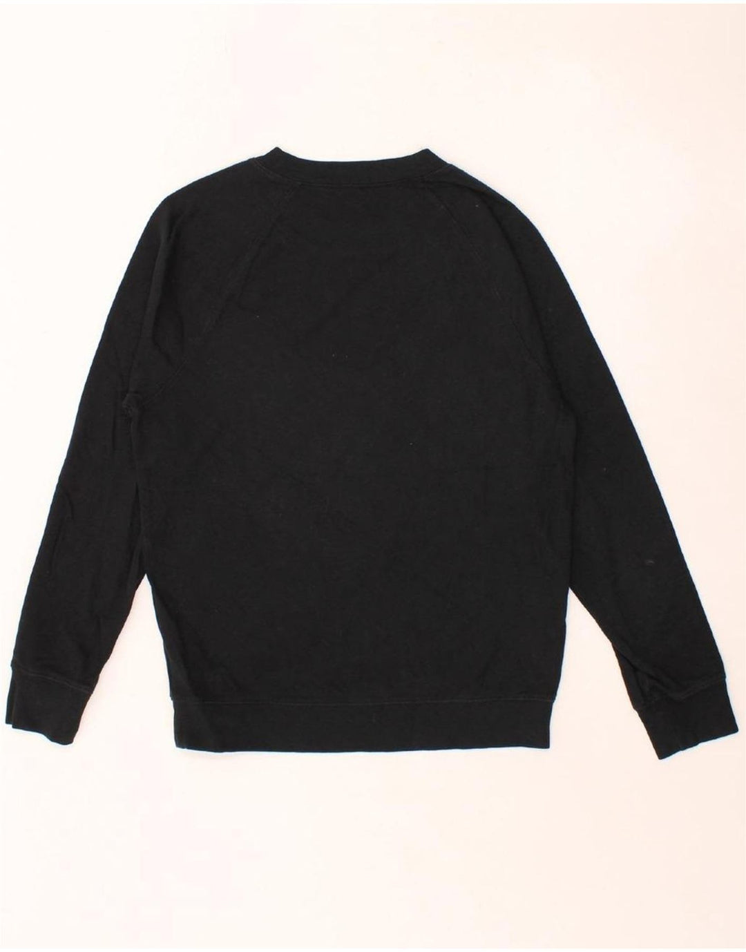 J. CREW Womens Graphic Sweatshirt Jumper UK 10 Small Black Cotton Vintage J. Crew and Second-Hand J. Crew from Messina Hembry 