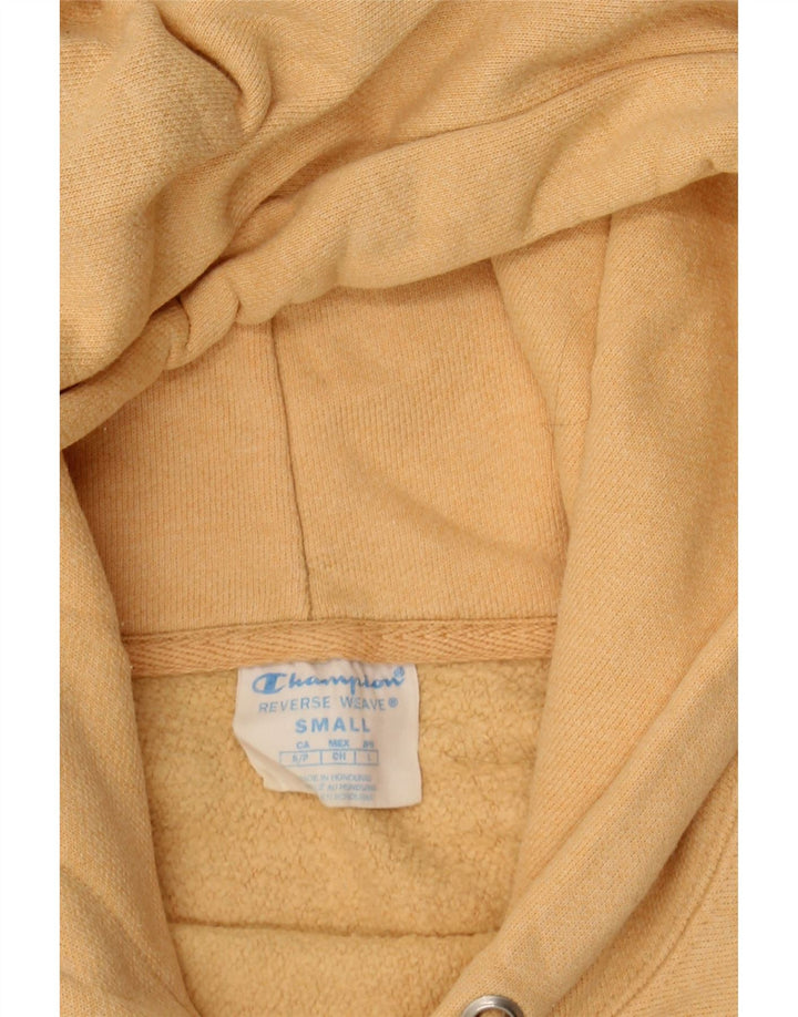 CHAMPION Mens Hoodie Jumper Small Yellow Cotton Vintage Champion and Second-Hand Champion from Messina Hembry 