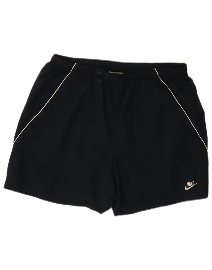 Pantaloncini sportivi da uomo Nike Large in poliestere blu navy