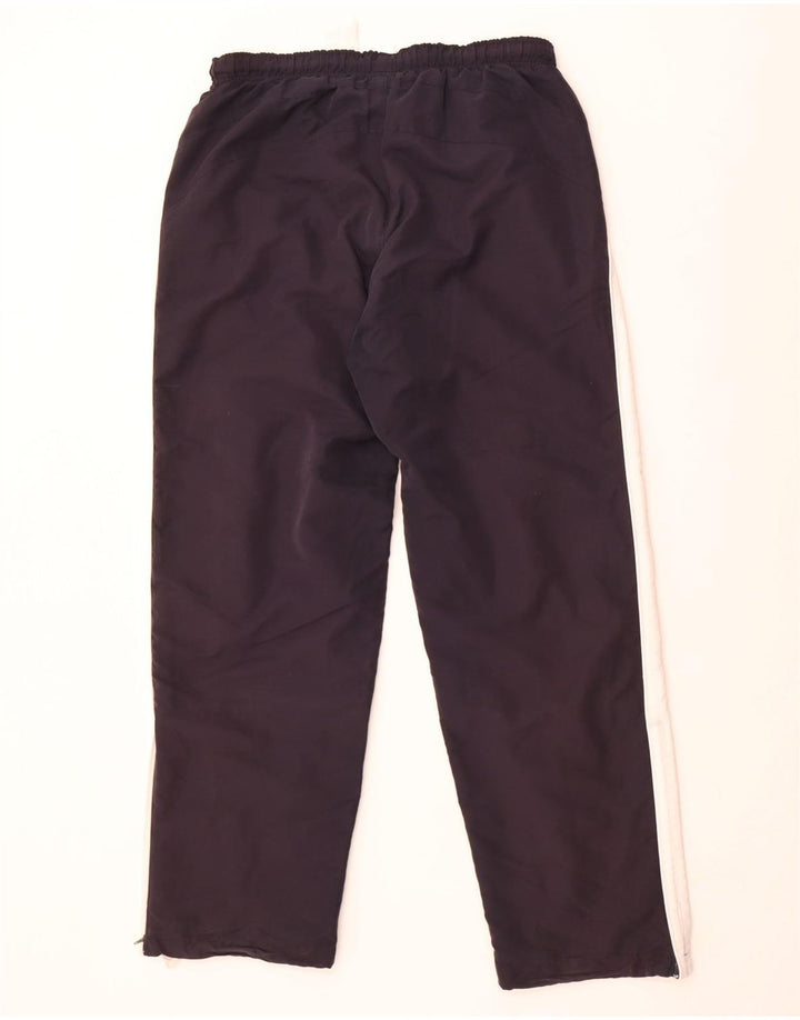 Pantaloni da tuta da uomo Lotto Large in poliestere color block blu navy