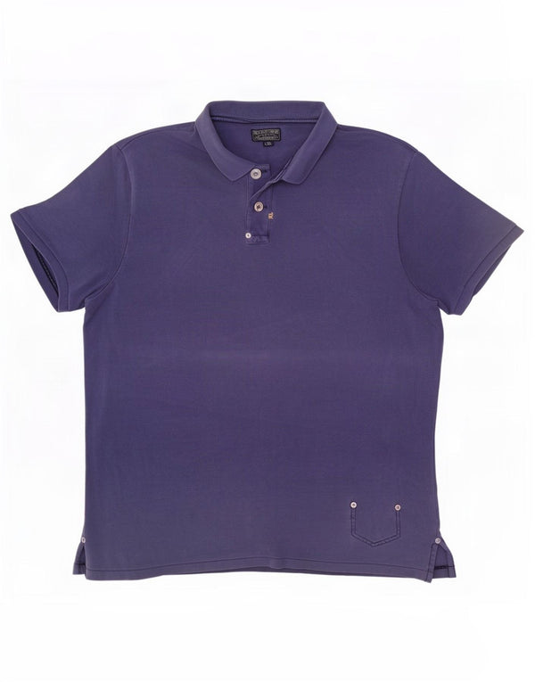 Polo da uomo Ralph Lauren 2XL in cotone blu navy