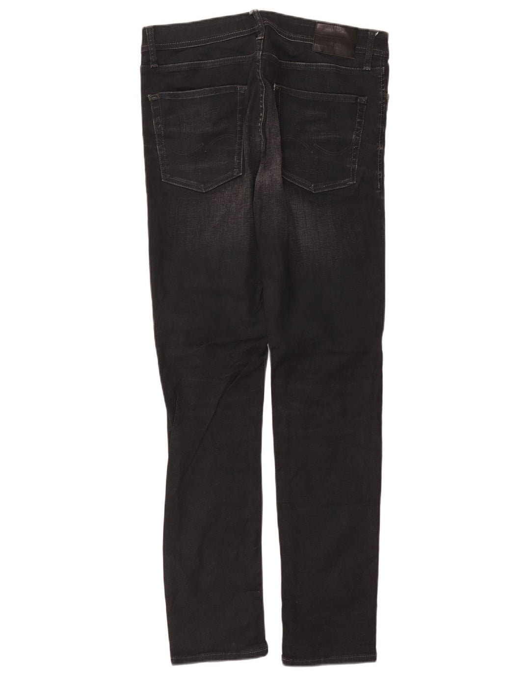 Jack & Jones Uomo Tim Slim Jeans W33 L34 Cotone Grigio