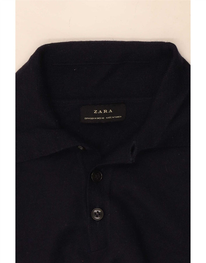 Maglione Zara da uomo con collo alto, blu navy medio