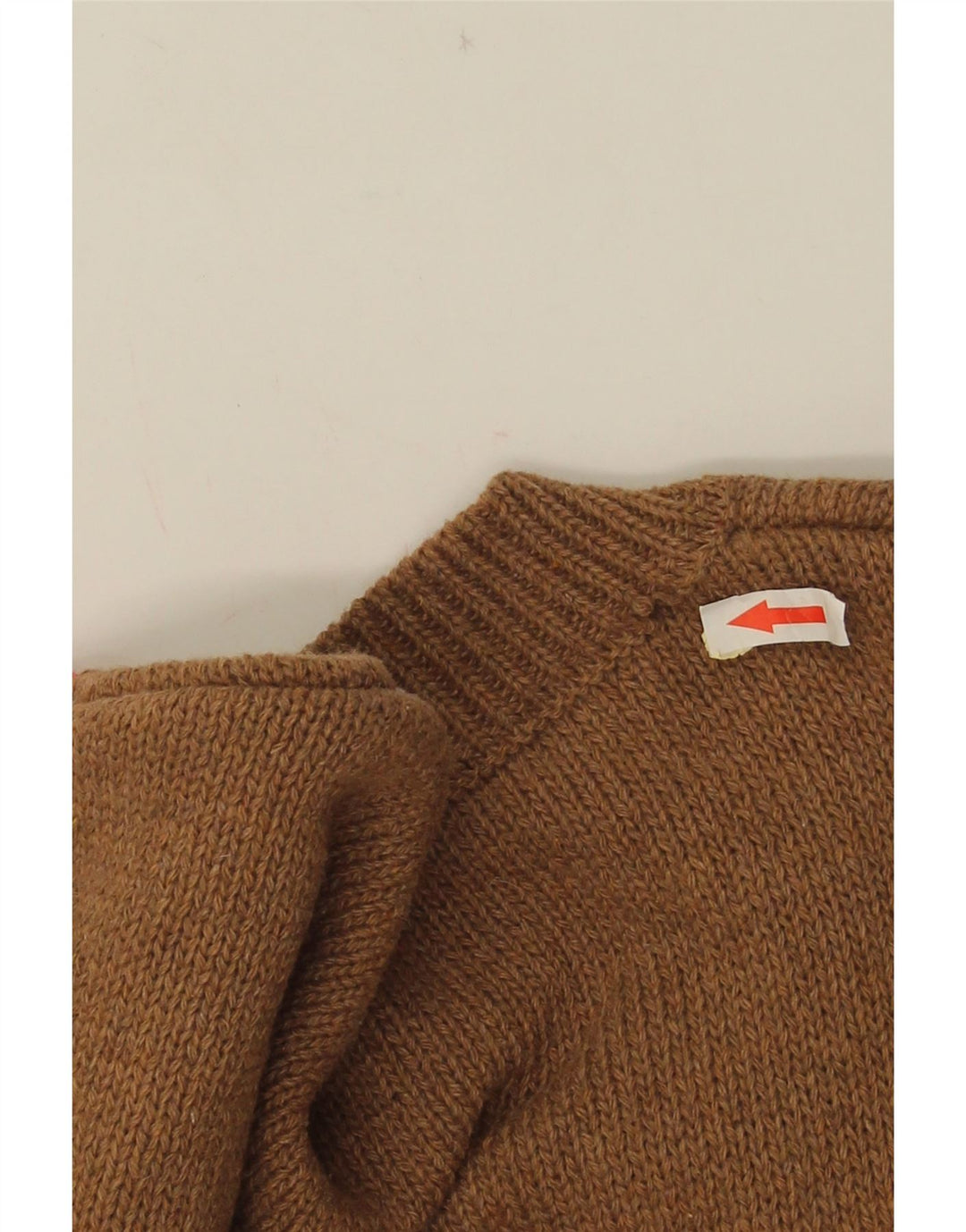 Maglione cardigan da uomo vintage geometrico medio multicolore