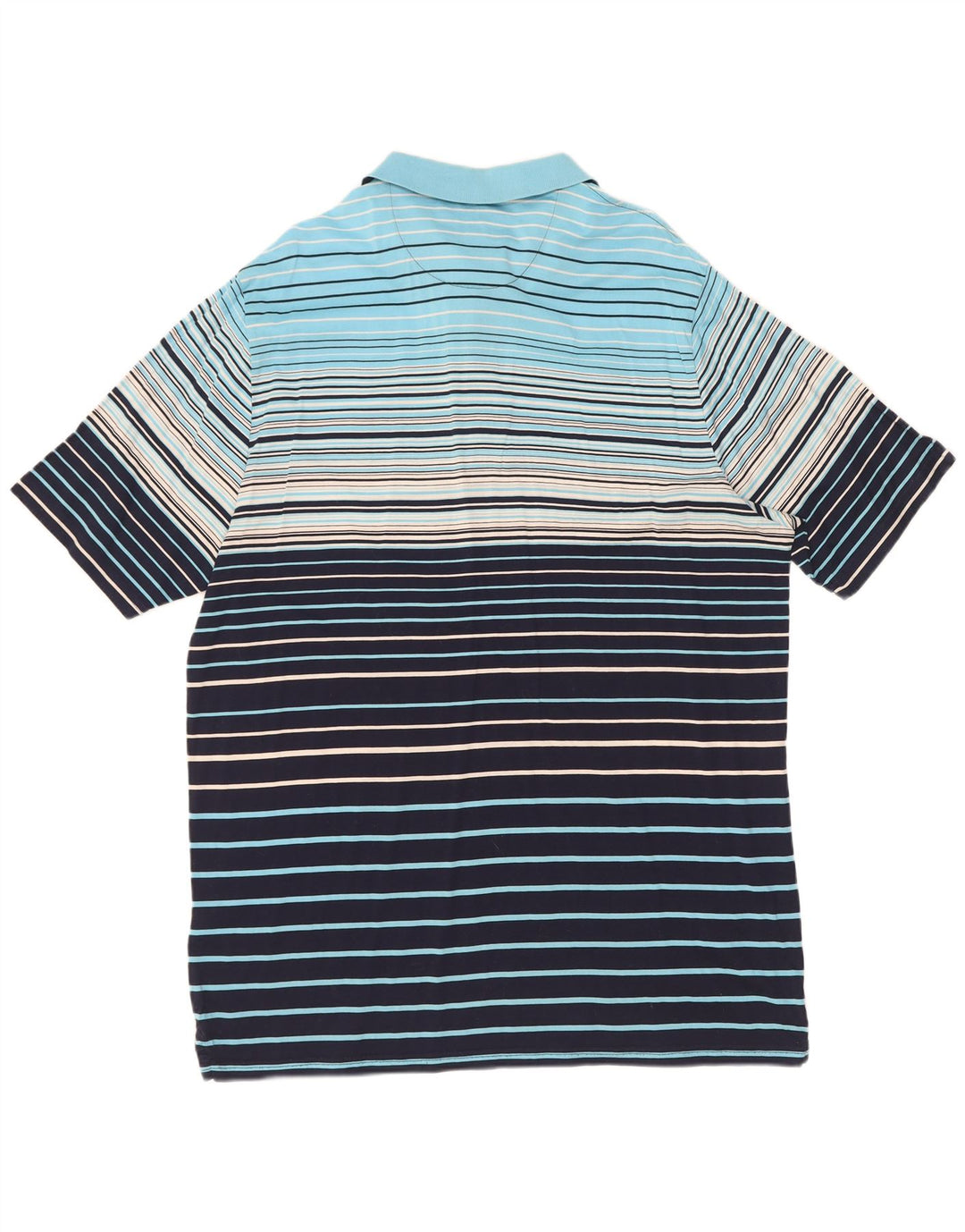 Polo da uomo Marks & Spencer XL in cotone a righe blu