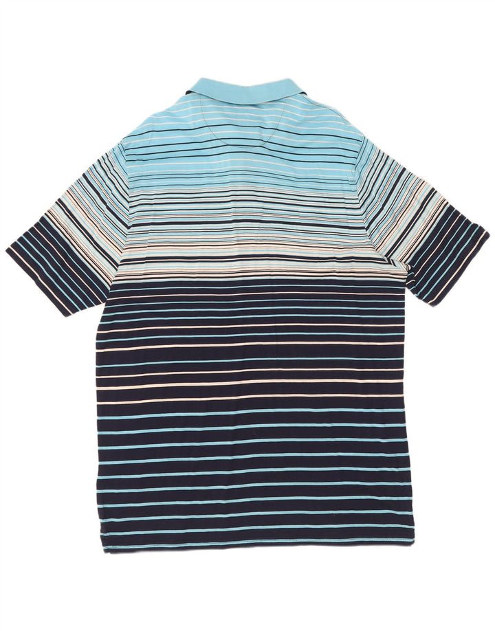 Polo da uomo Marks & Spencer XL in cotone a righe blu