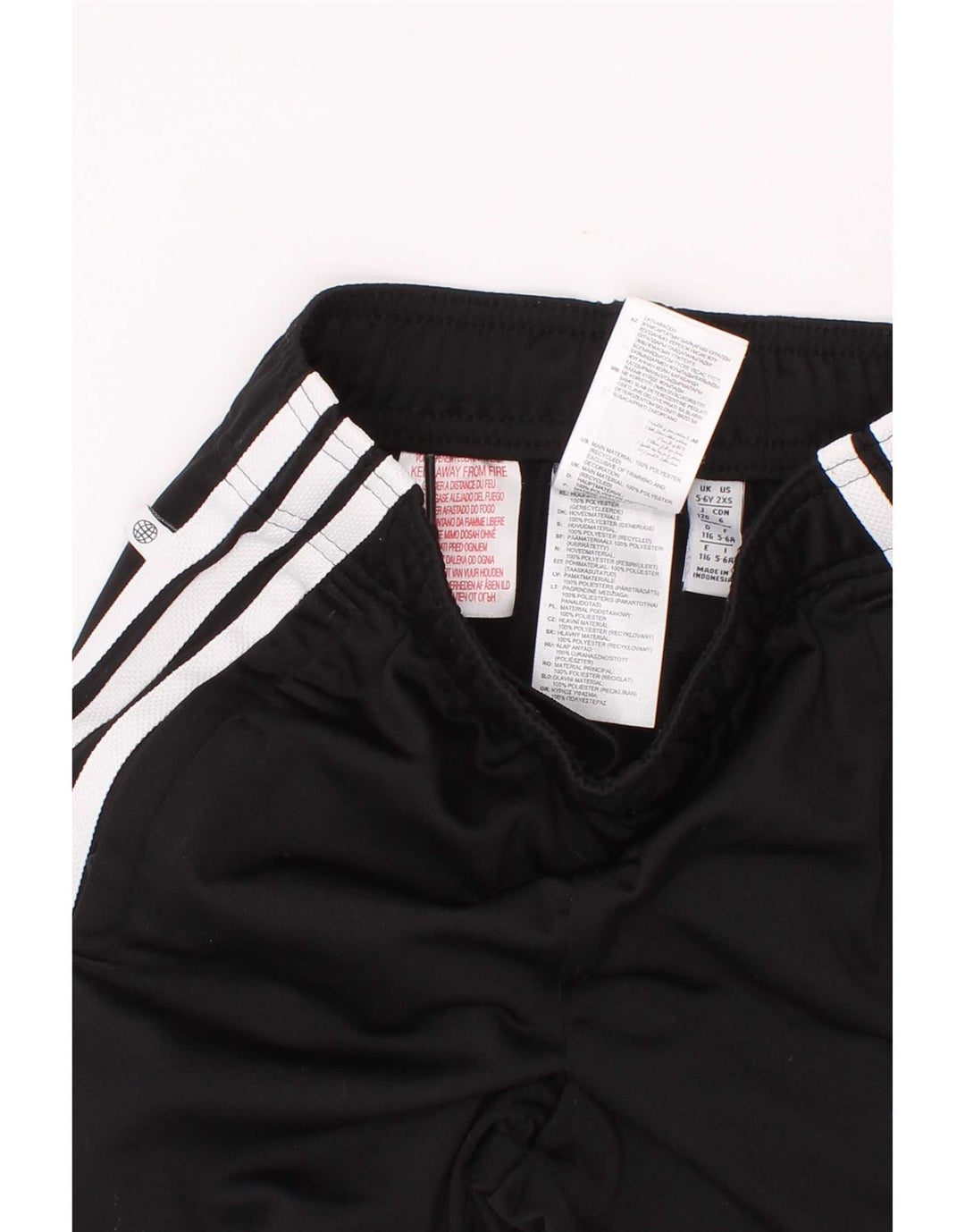 Pantaloni da tuta da ragazzo Adidas Joggers 5-6 anni in poliestere nero
