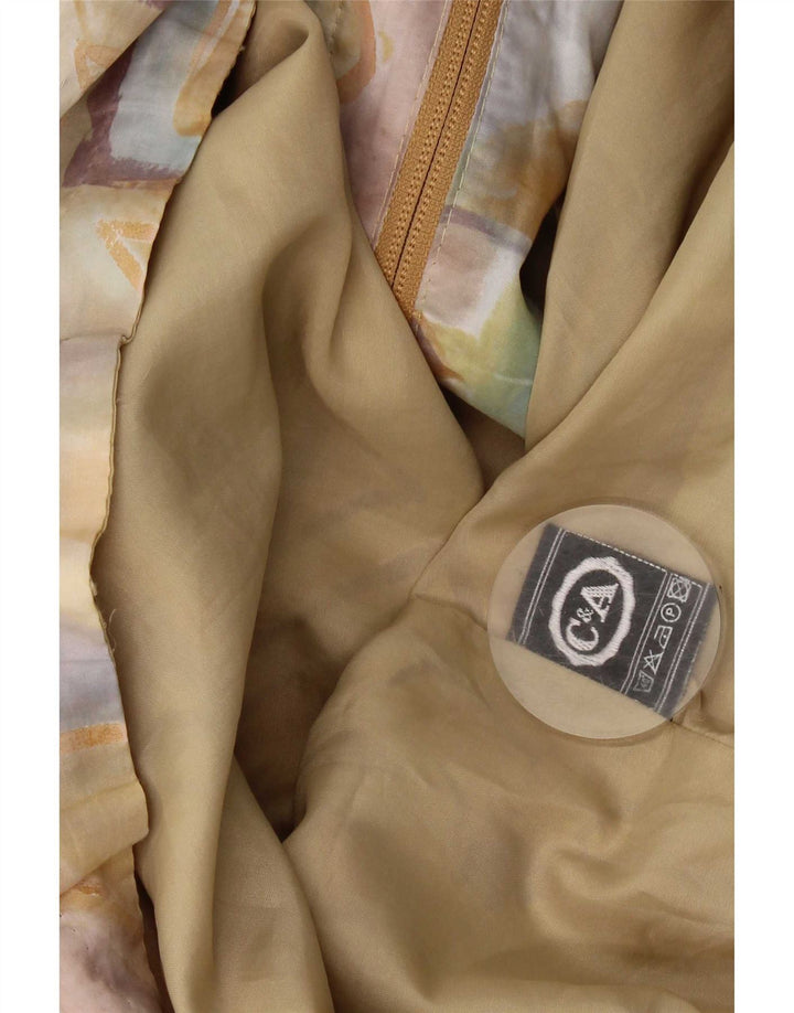 C&A Giacca antipioggia da donna con motivo astratto UK 16 grande multicolore