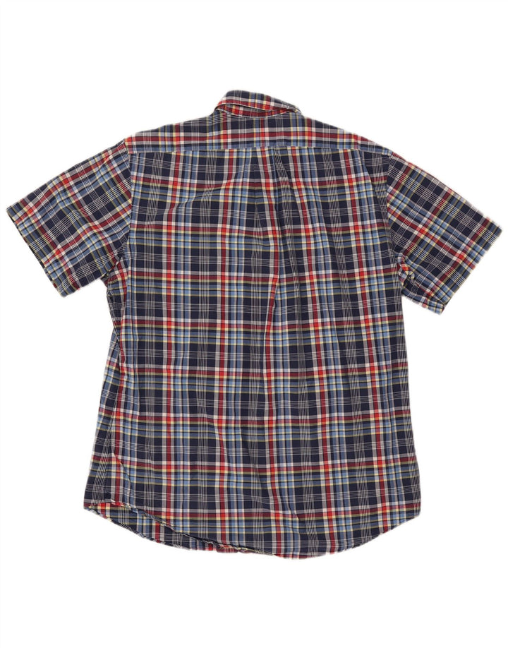 Polo Ralph Lauren Camicia da uomo su misura, grande cotone scozzese blu