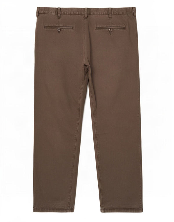 Pantaloni chino regolari dritti da uomo Marks & Spencer W40 L31 kaki