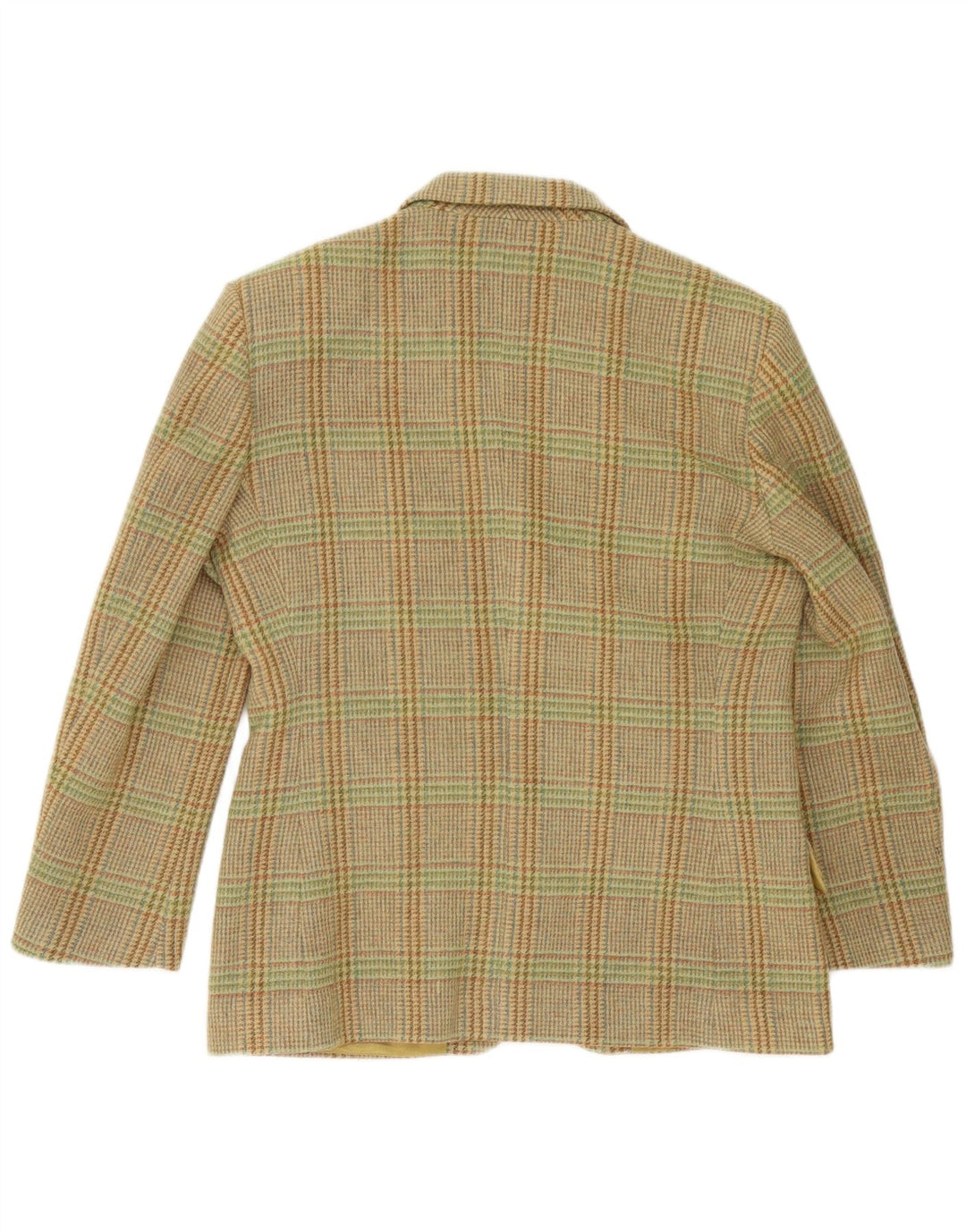 Giacca blazer a 3 bottoni da donna Henry Cottons IT 44 pied de poule verde medio