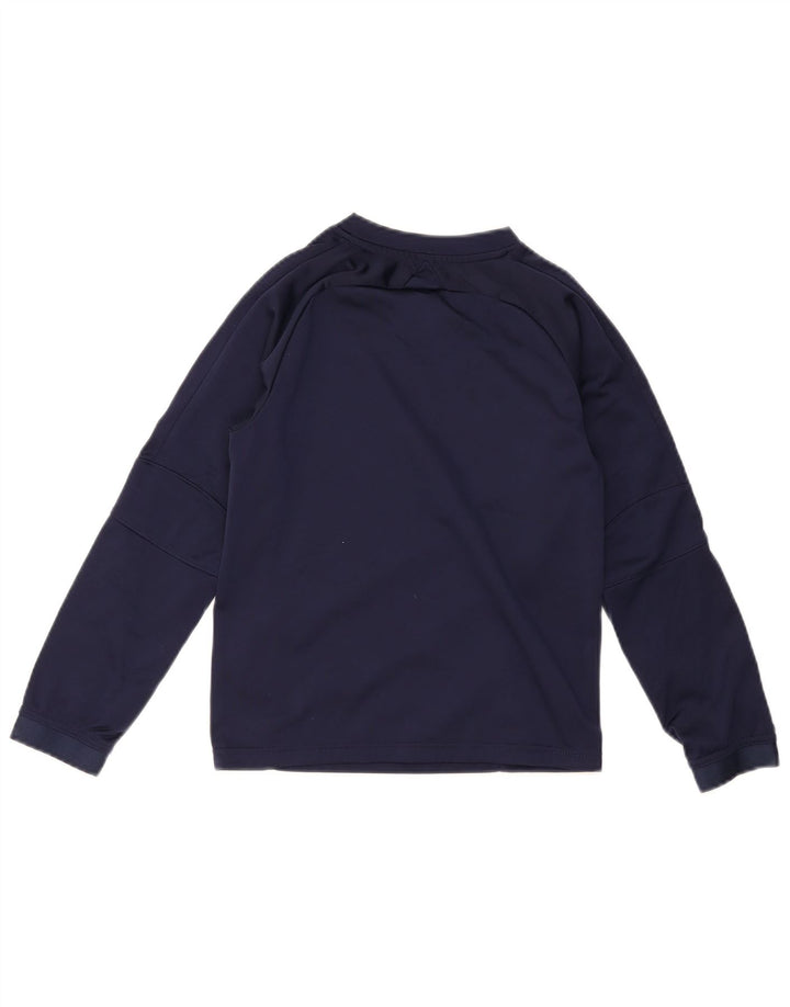 Maglia Puma da bambino a maniche lunghe 9-10 anni in poliestere blu navy