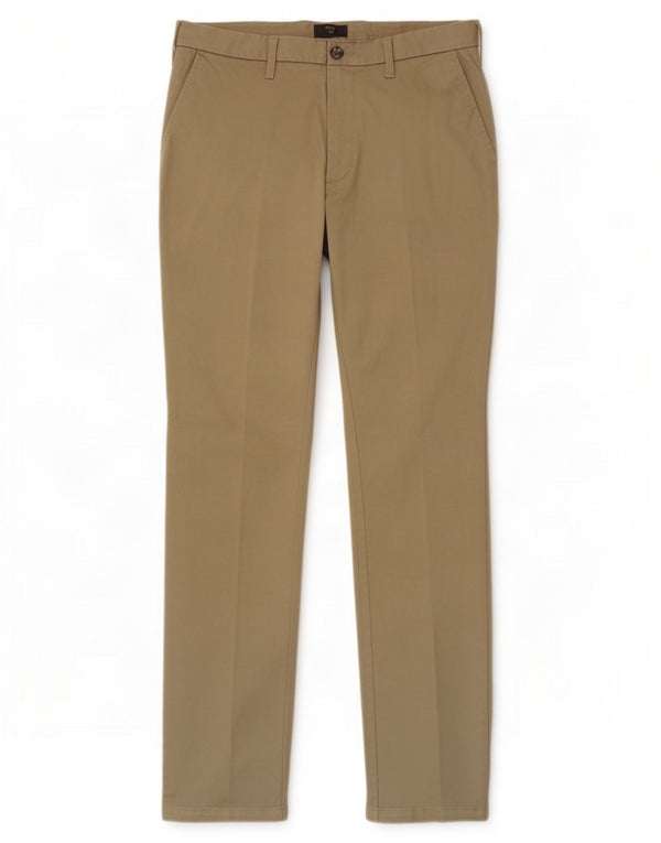 Pantaloni chino slim fit da uomo Marks & Spencer W32 L31 cotone kaki