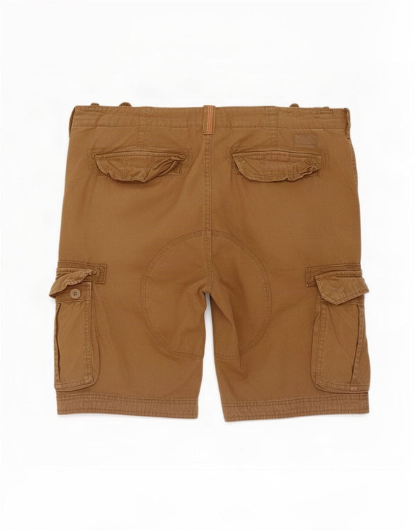 Pantaloncini cargo da uomo Superdry 2XL W38 cotone marrone
