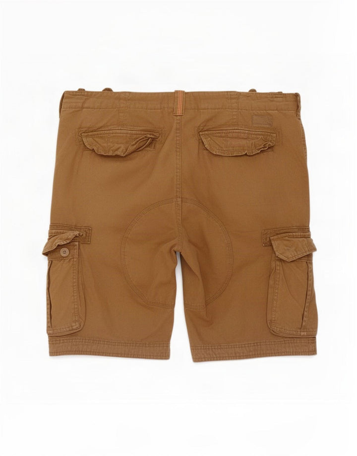 Pantaloncini cargo da uomo Superdry 2XL W38 cotone marrone
