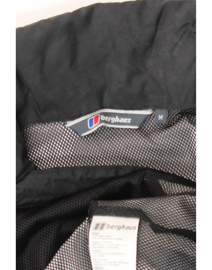 Giacca antipioggia da uomo con cappuccio Berghaus UK 38 nylon nero medio