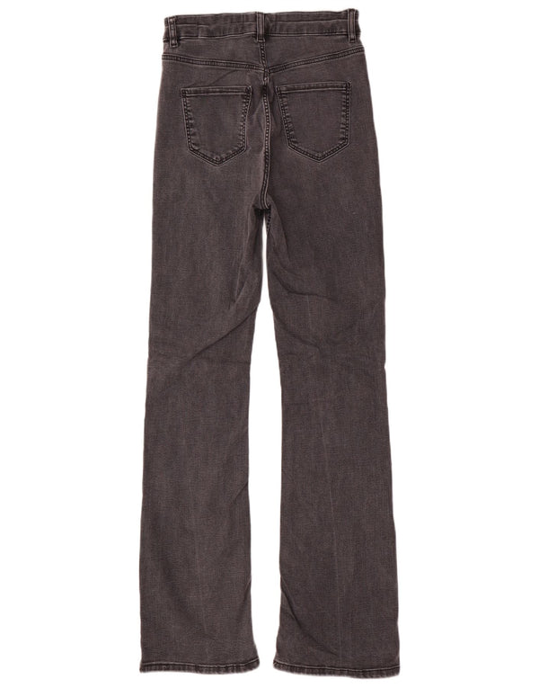 MARKS & SPENCER Jeans slim svasati da donna UK 8 Small W24 L30 Lyocell grigio