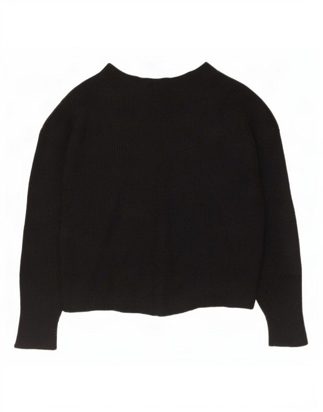 Maglione maglione oversize con scollo a barca da donna Zara UK 10 piccolo nero