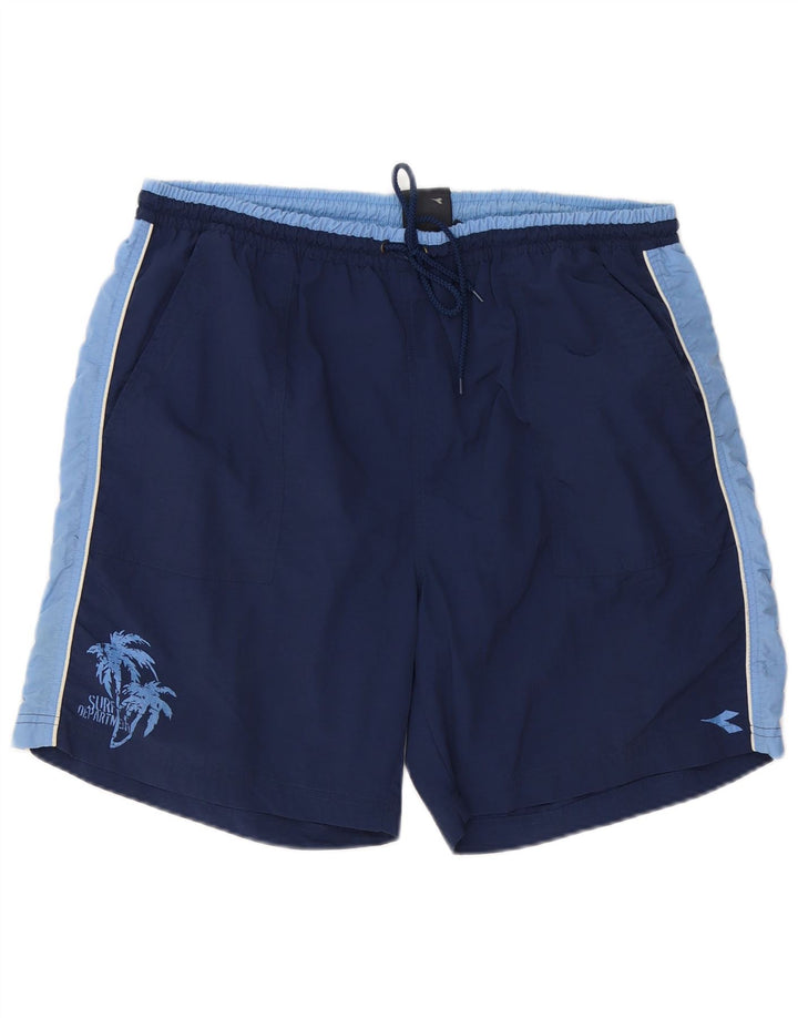 DIADORA Pantaloncini da Bagno Uomo 2XL Blu Navy Colourblock Poliestere