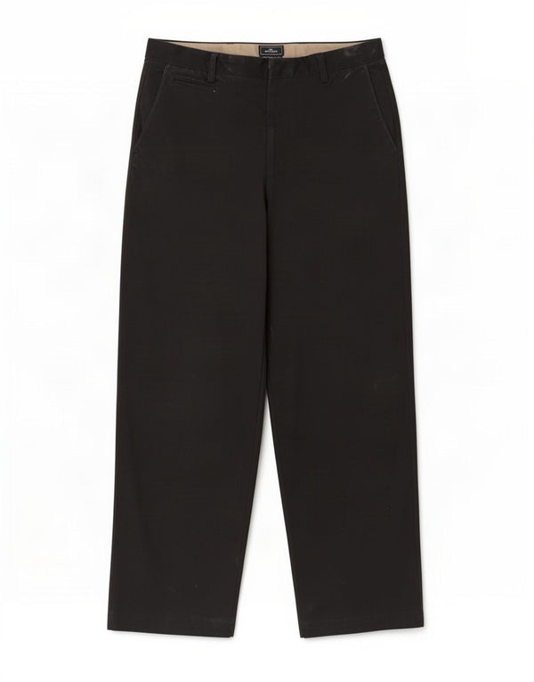 Pantaloni chino larghi da uomo Dockers W32 L32 in cotone nero