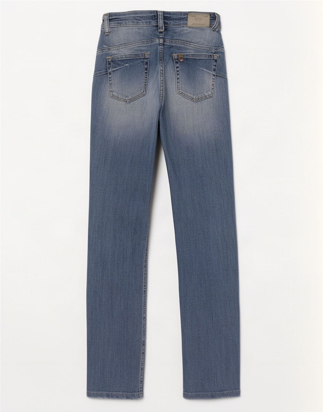 Jeans dritti a vita bassa da donna Liu Jo W27 L30 Blu