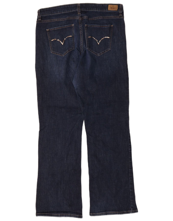 Levi's Donna 512 Jeans Bootcut perfettamente modellanti US 18 2XL W36 L31 Blu