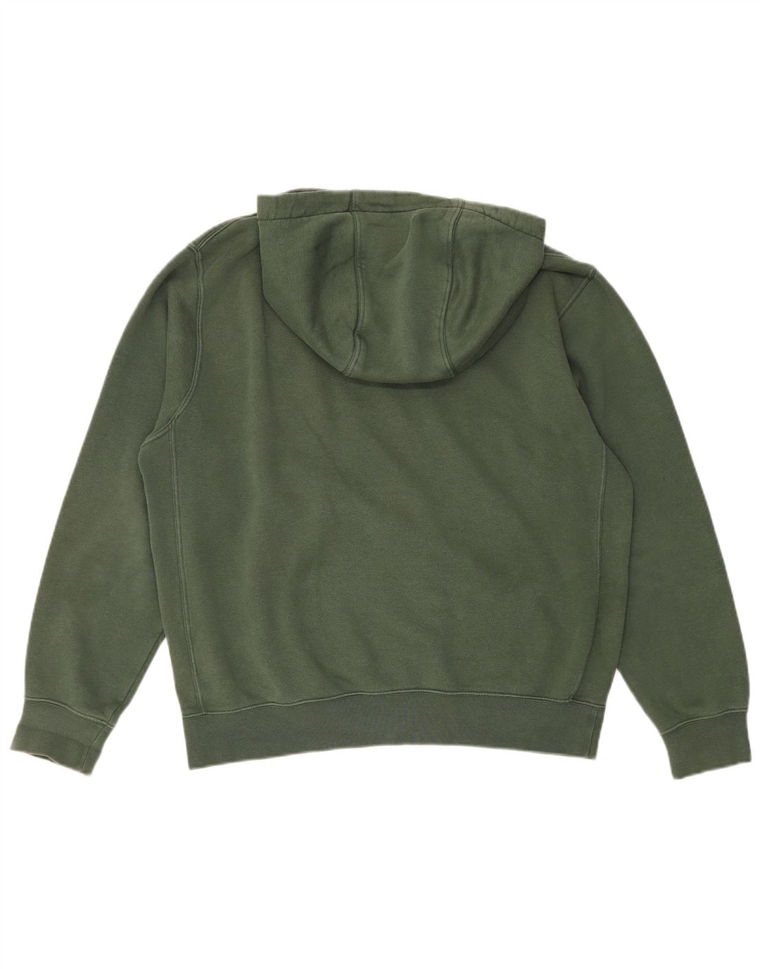 Felpa con cappuccio grafica Nike da uomo in cotone verde medio
