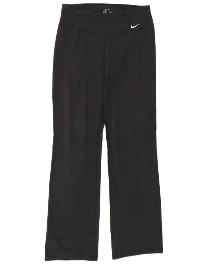 Pantaloni da tuta Nike Dri Fit da donna UK 12 medio cotone nero