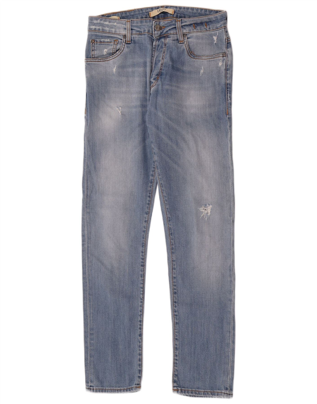 Jeans slim invecchiati da uomo Liu Jo W30 L32 in cotone blu