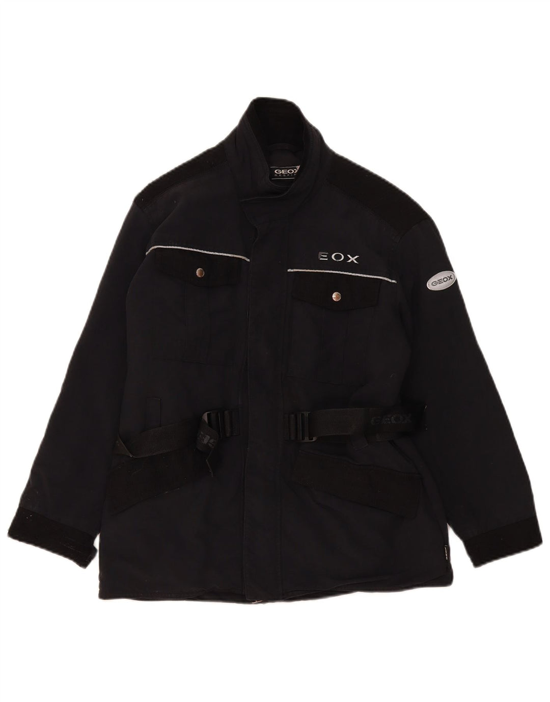 Giacca Geox Ragazzi Respira Racer 11-12 anni Poliestere Nero