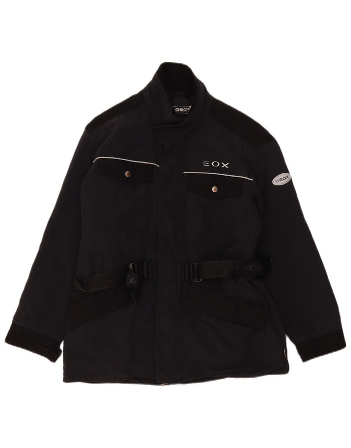 Giacca Geox Ragazzi Respira Racer 11-12 anni Poliestere Nero