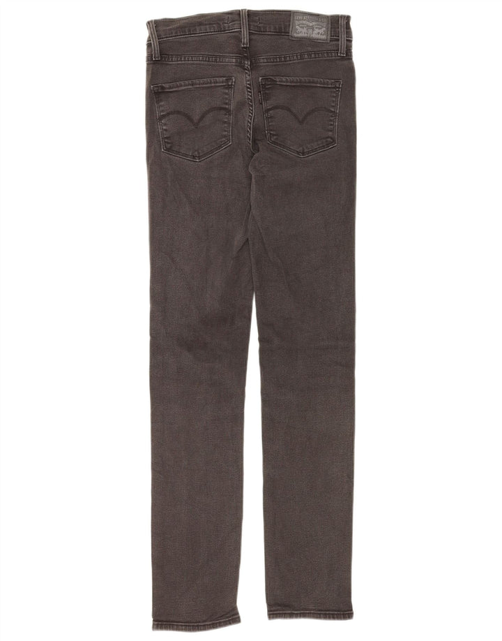 LEVI'S Jeans slim modellanti da donna 312 W26 L30 cotone grigio