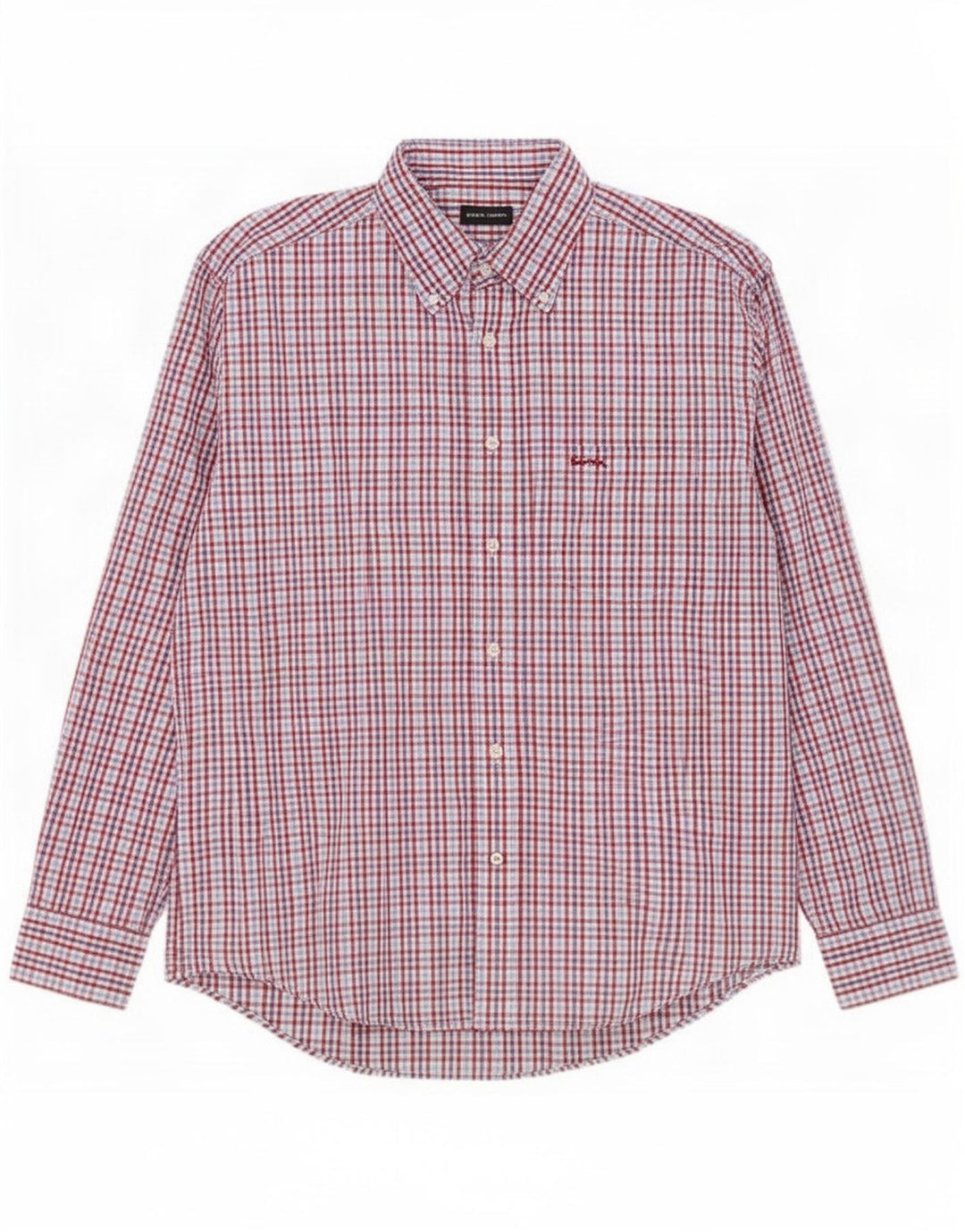 Camicia da uomo Pierre Cardin XL in cotone a quadretti multicolore