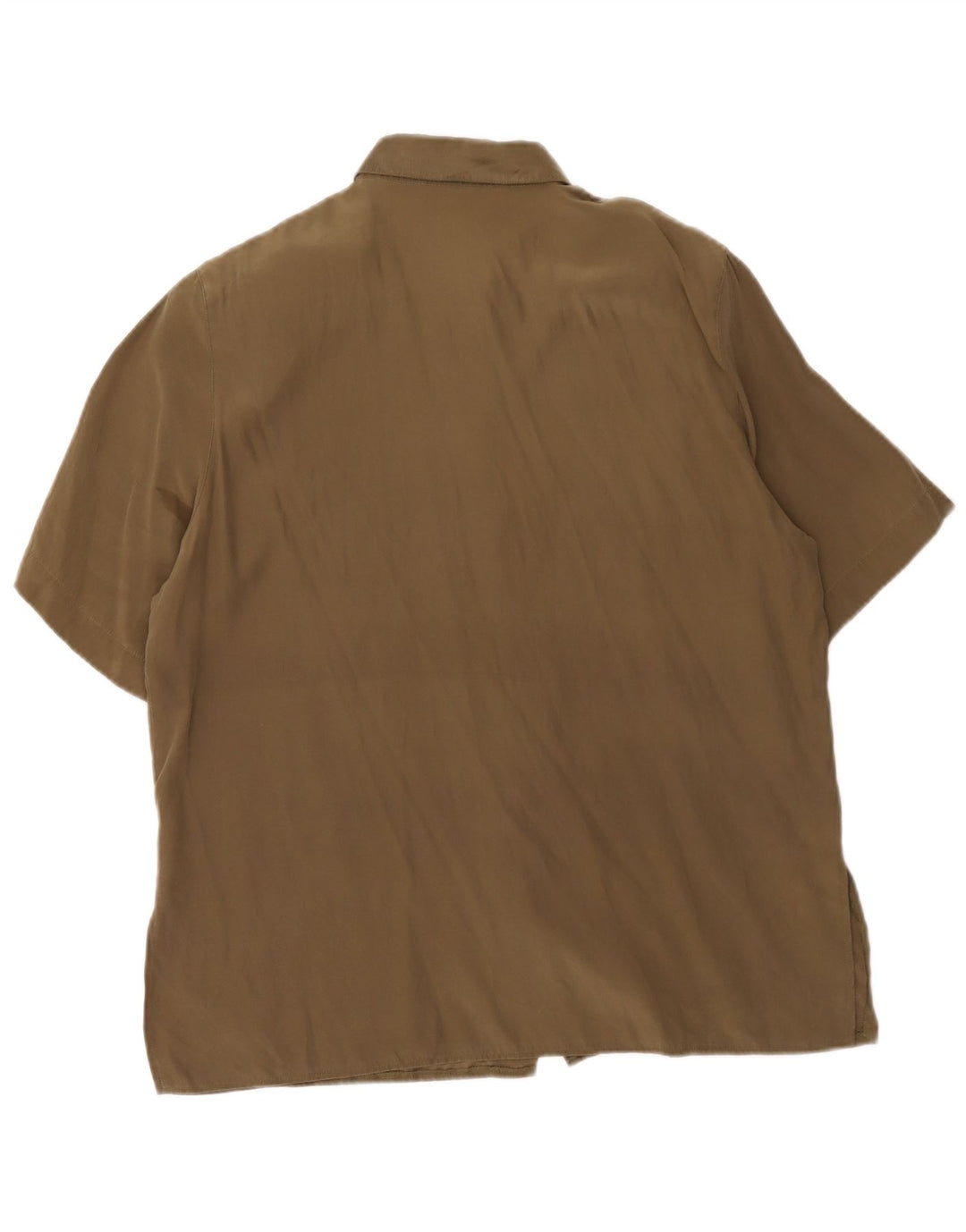 Camicia vintage da donna a maniche corte EU 42 Large Verde