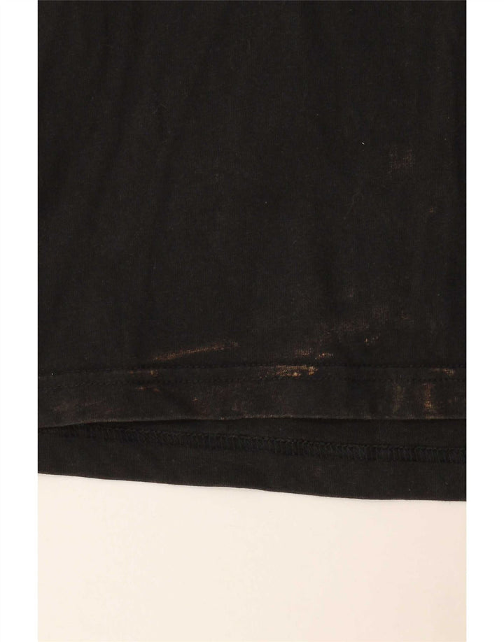 T-shirt Adidas da uomo Top Small in cotone nero