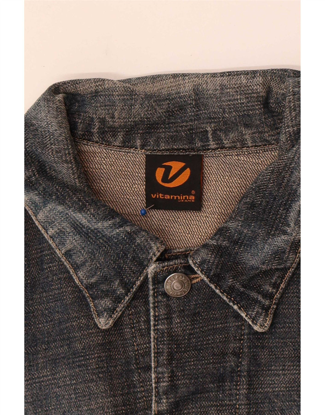 Giacca in denim da donna Vitamina UK 18 XL cotone grigio