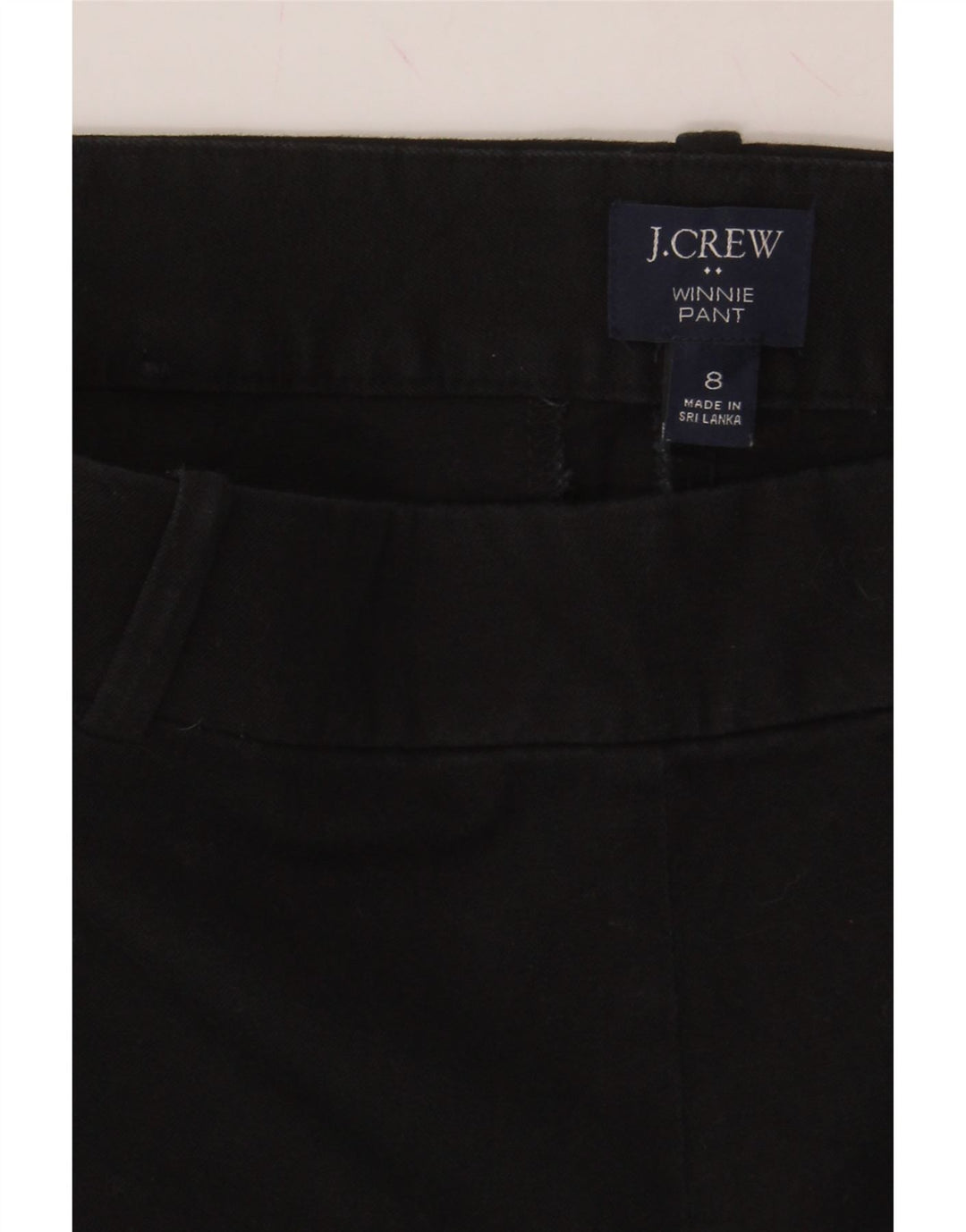 J. CREW Womens Winnie Slim Casual Trousers US 8 Medium W30 L25 Black Vintage J. Crew and Second-Hand J. Crew from Messina Hembry 