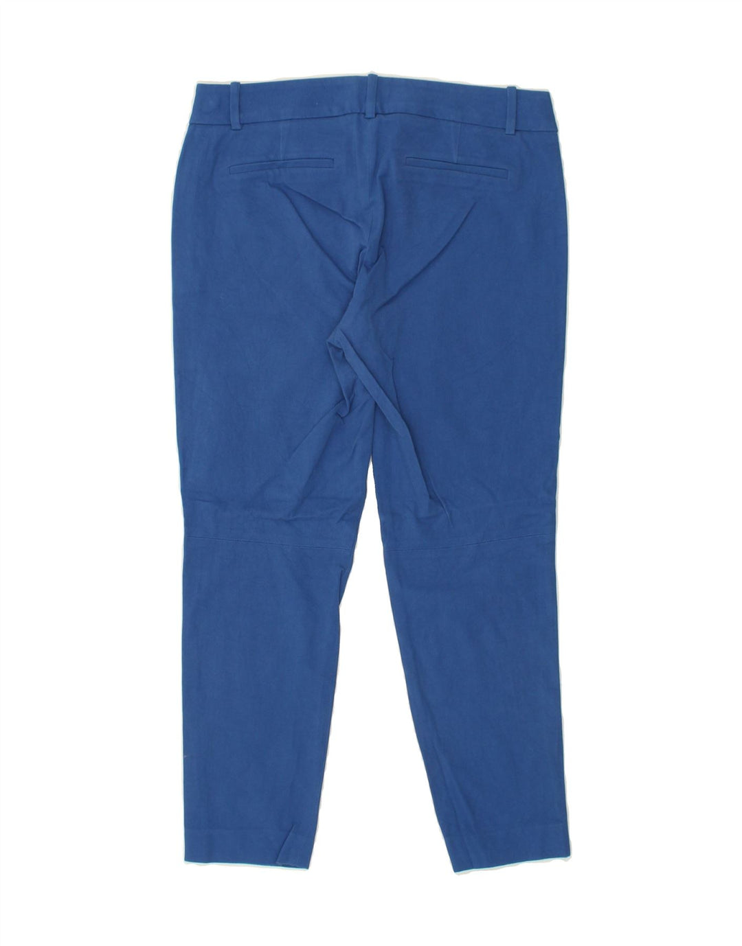 J. CREW Womens Slim Cropped Trousers US 8 Medium W32 L25 Blue Cotton Vintage J. Crew and Second-Hand J. Crew from Messina Hembry 