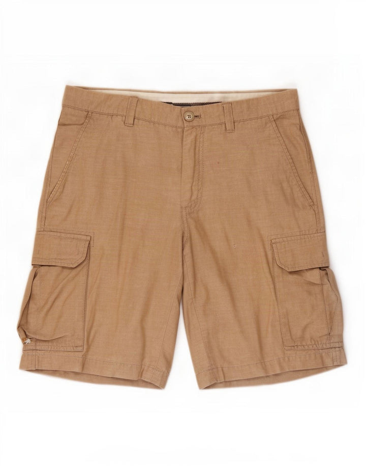 Pantaloncini cargo da uomo Massimo Dutti EU 38 Small W30 Cotone beige