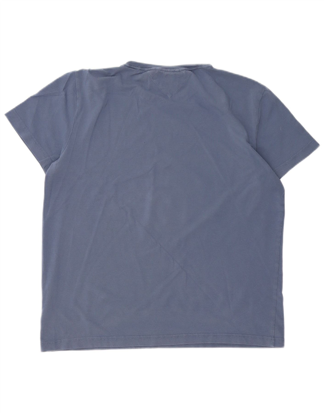 TOMMY HILFIGER T-shirt slim fit da donna UK 18 XL cotone blu