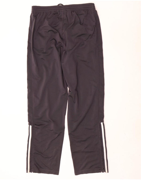 Pantaloni da tuta da uomo Adidas UK 40/42 Medium Nero Poliestere