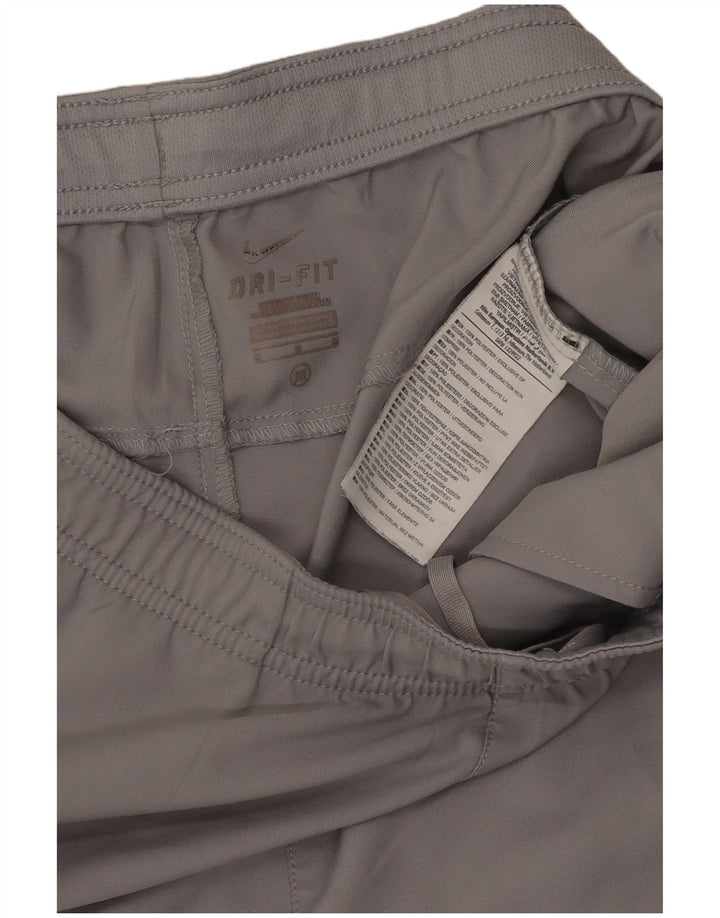 Pantaloncini sportivi Nike Dri Fit da uomo in poliestere grigio medio