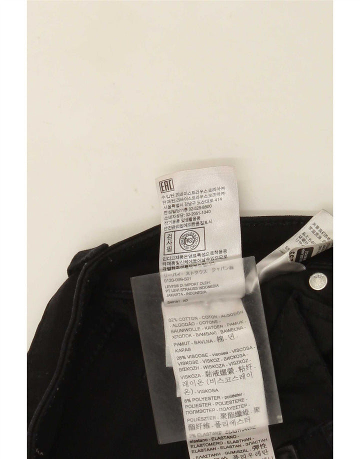 Jeans slim da donna Levi's W28 L28 cotone nero