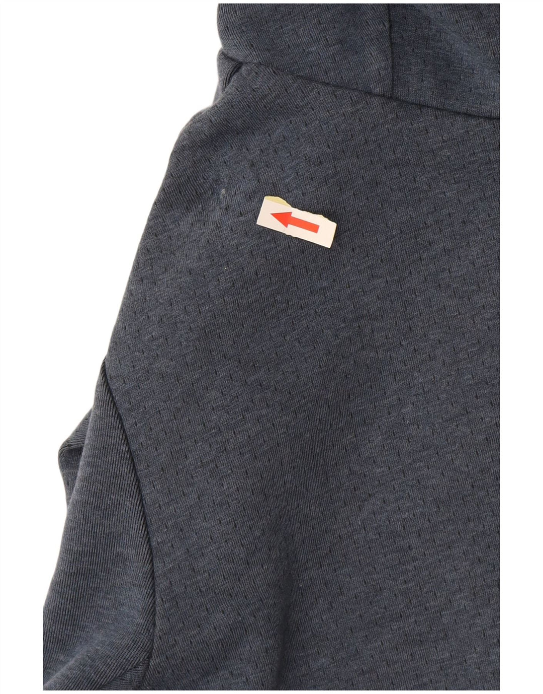 Felpa con cappuccio da uomo Nike, cotone medio blu navy