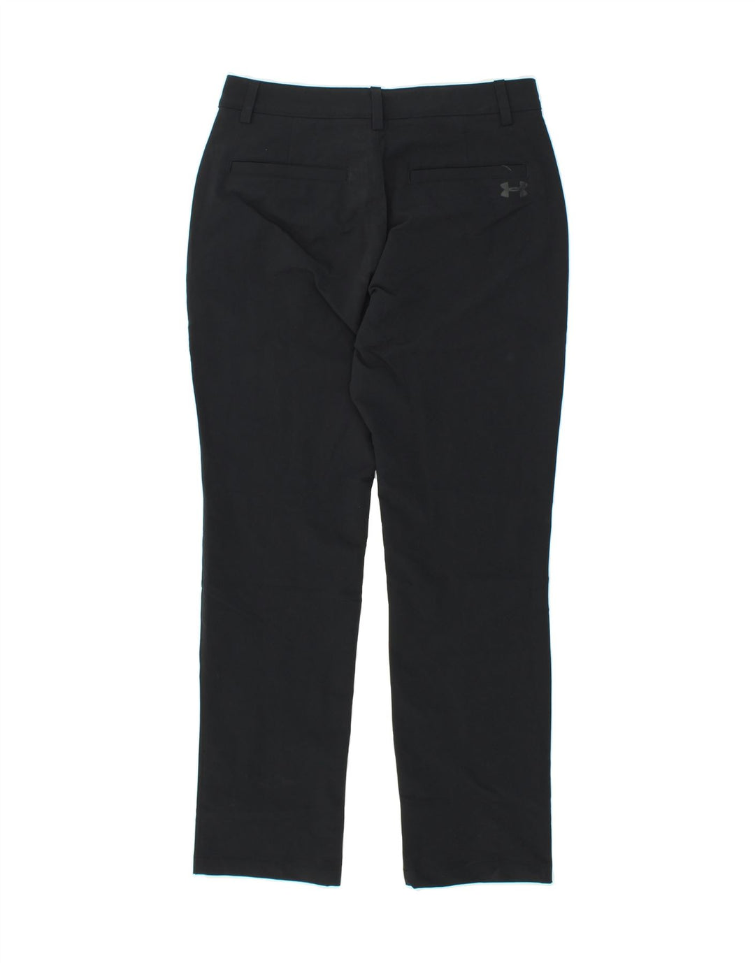 UNDER ARMOUR Womens Tapered Chino Trousers W32 L32 Black Polyester Vintage Under Armour and Second-Hand Under Armour from Messina Hembry 