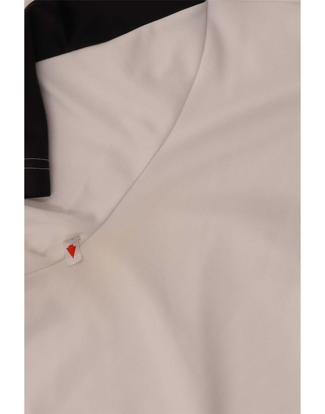 Polo Adidas da uomo grande in poliestere color block bianco