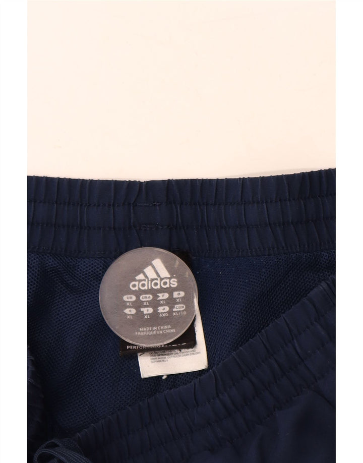 Pantaloncini sportivi ADIDAS da uomo Climalite XL blu navy in poliestere