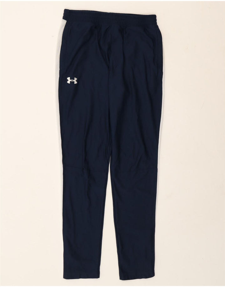 Pantaloni da tuta da uomo Under Armour, poliestere color block medio blu navy