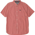 Camicia a maniche corte da uomo Superdry 2XL in cotone a quadretti rosso