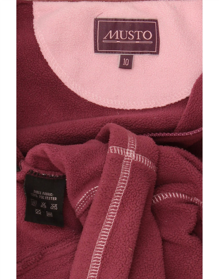 Giacca in pile da donna Musto UK 10 Small Rosa Poliestere